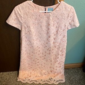 CECE pink shift dress